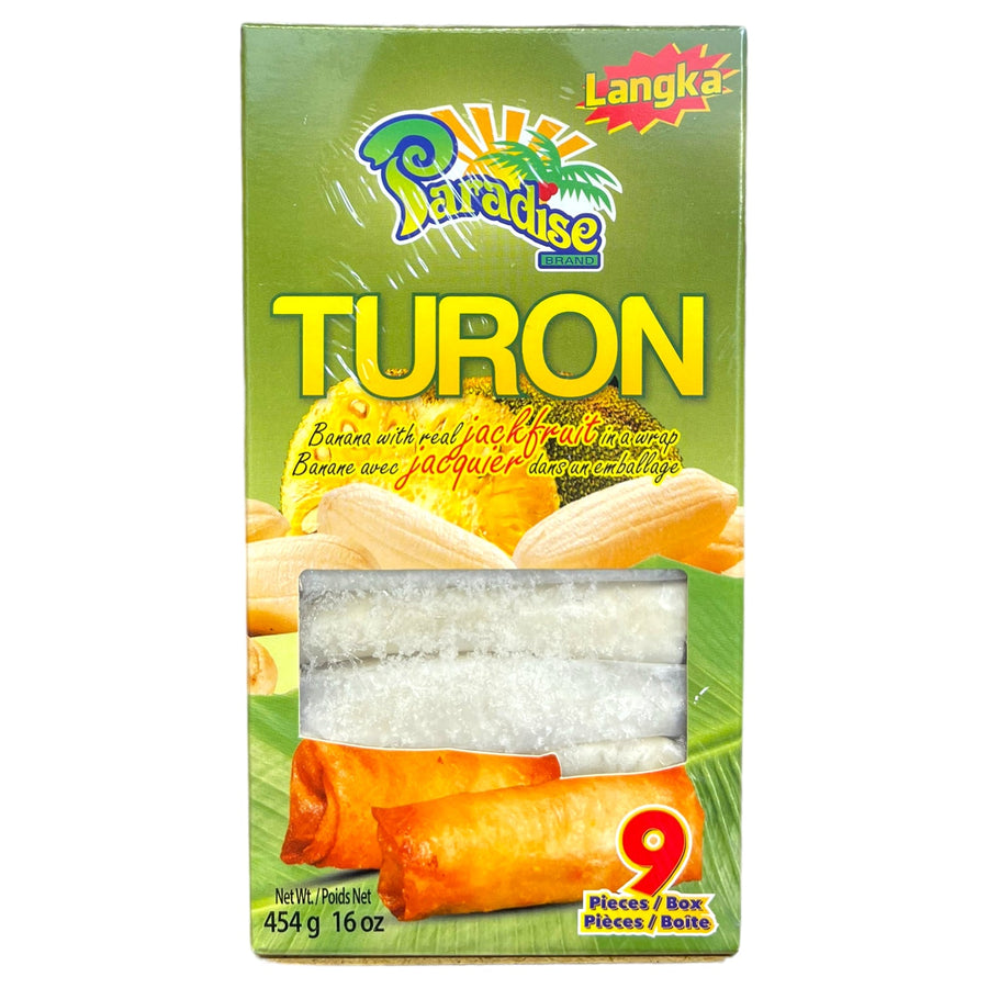 Paradise Turon Langka - Banana with Real Jackfruit (9 Pieces) 16 OZ
