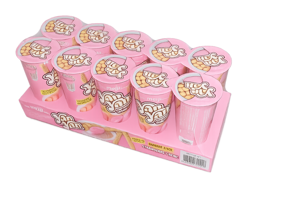 Meiji Yanyan Strawberry Creme Pack (10x2oz)