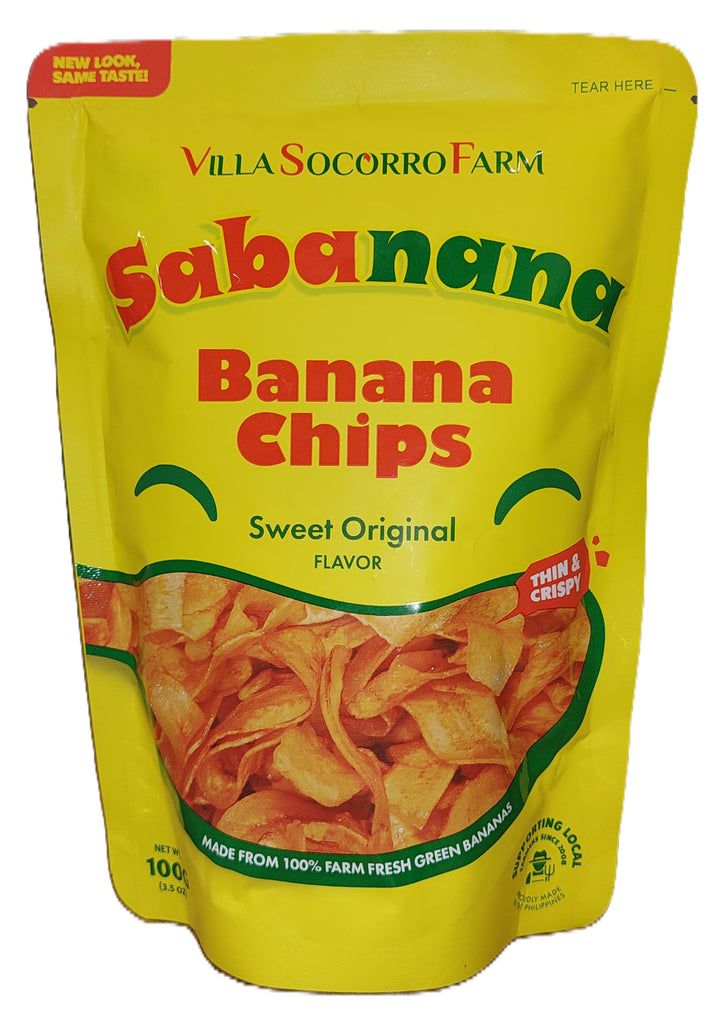 Villa Socorro Farm - Sabanana Banana Chips 100 G
