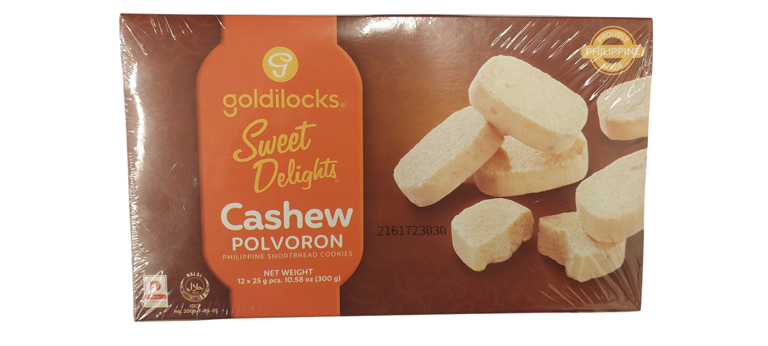 Goldilocks Cashew Polvoron 12 pcs - 10.58oz (25G each)