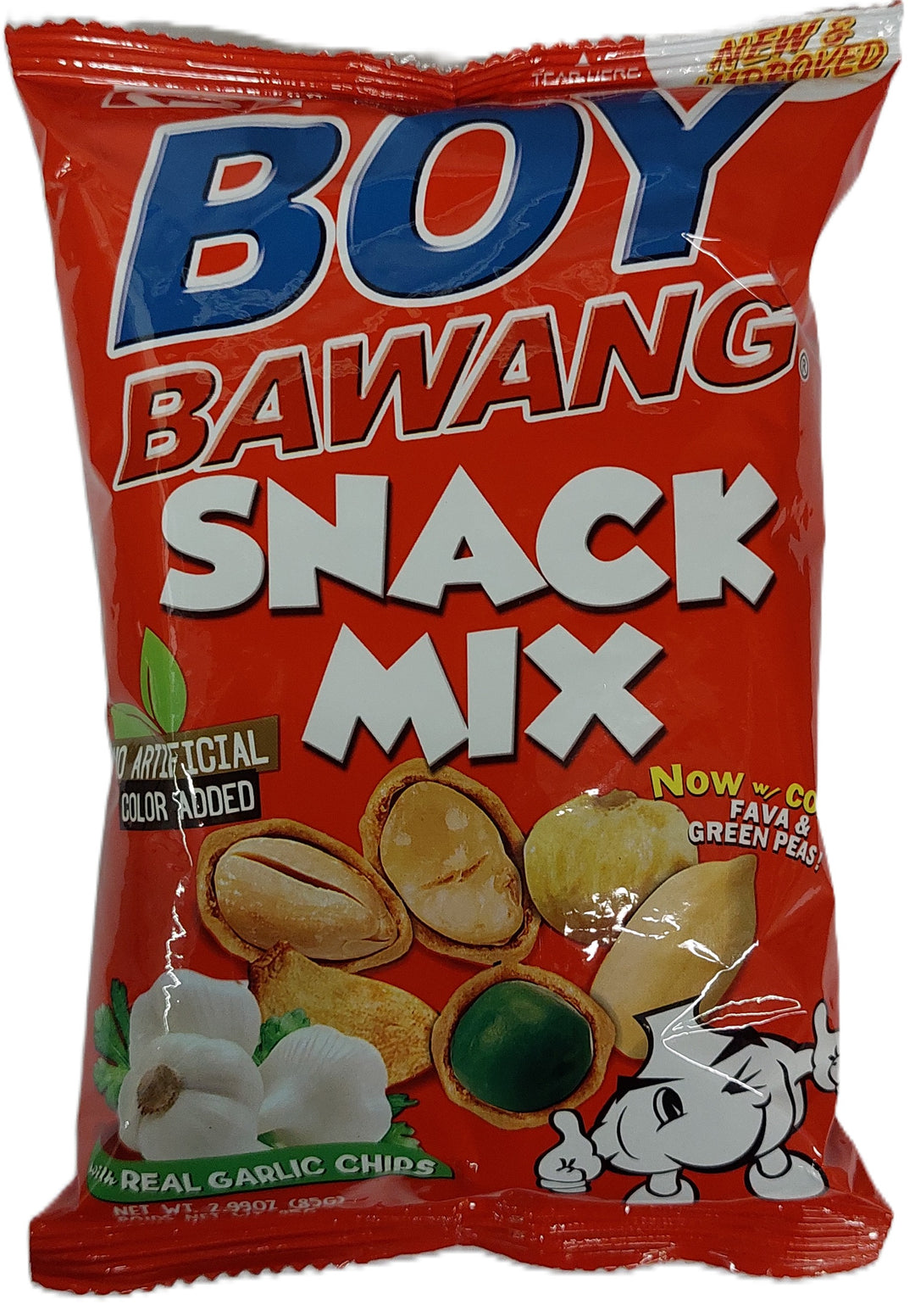 Boy Bawang - Snack Mix with Real Garlic Chips 2.99 OZ (85g)
