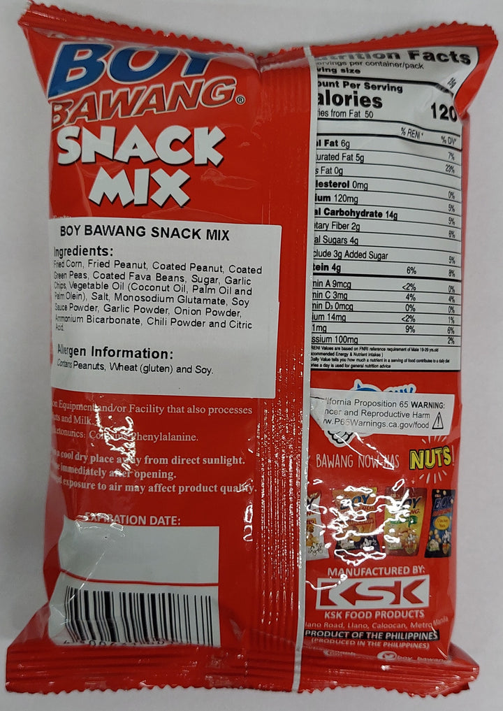 Boy Bawang - Snack Mix with Real Garlic Chips 2.99 OZ (85g)