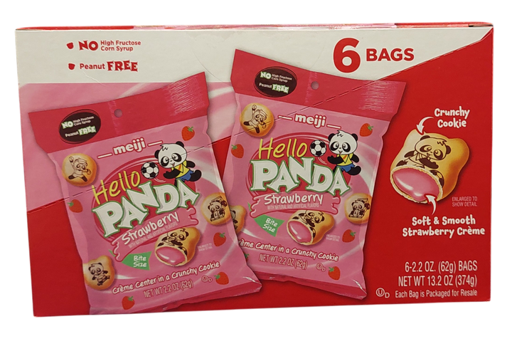 Meiji Hello Panda Strawberry Flavor 374g/13.2oz