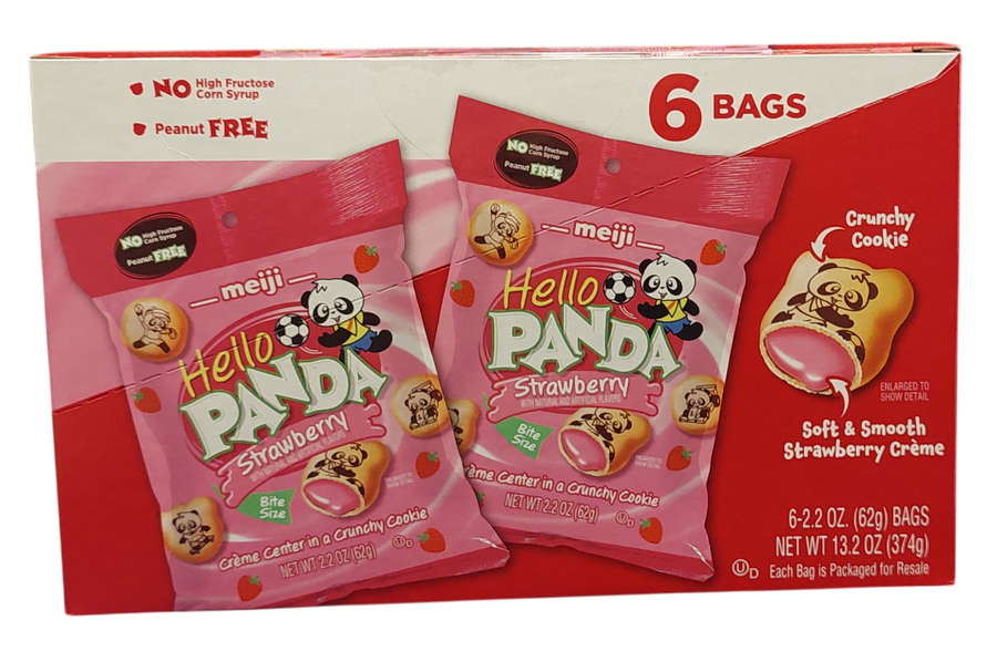 Meiji Hello Panda Strawberry Flavor 374g/13.2oz