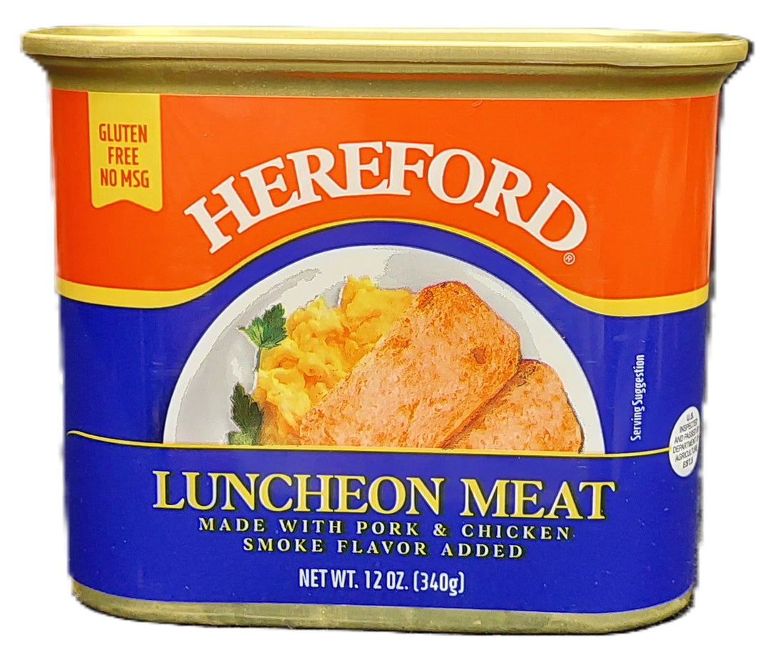 Hereford Luncheon Meat Pork &amp; Chicken Flavored 340g / 12 oz