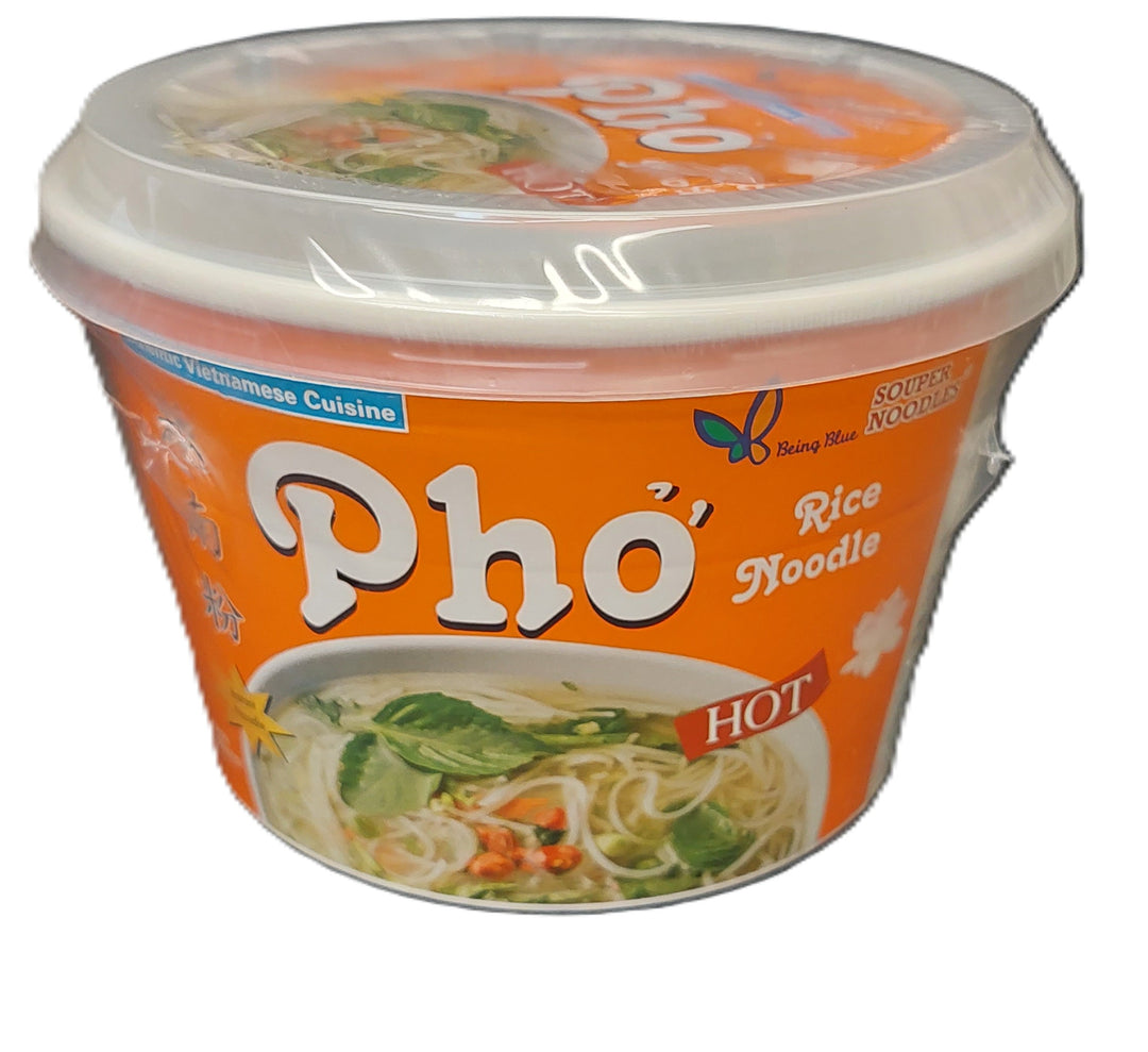 Being Blue Souper Noodles - Pho Rice Noodles Hot 78.6g / 2.77oz