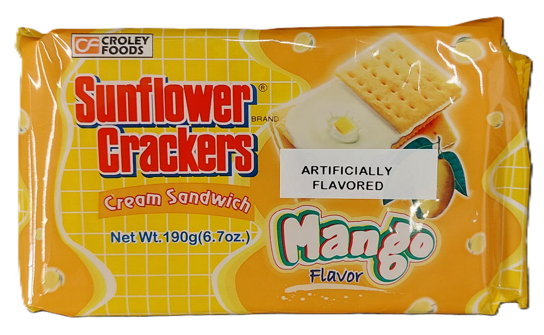 Croley Foods Sunflower Crackers Mango Cream Sandwich