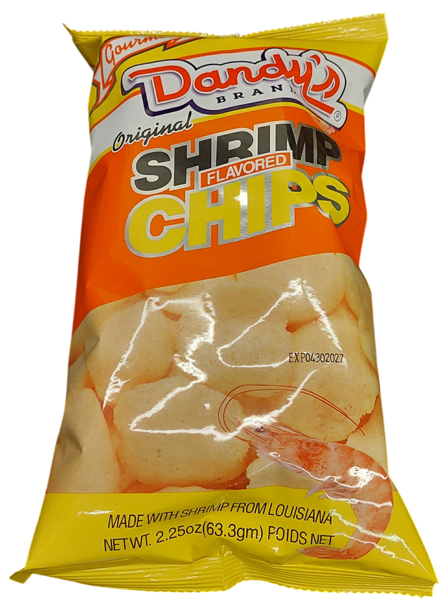 Dandy's Brand Original Shrimp Flavored Chips 63.3g / 2.25 oz