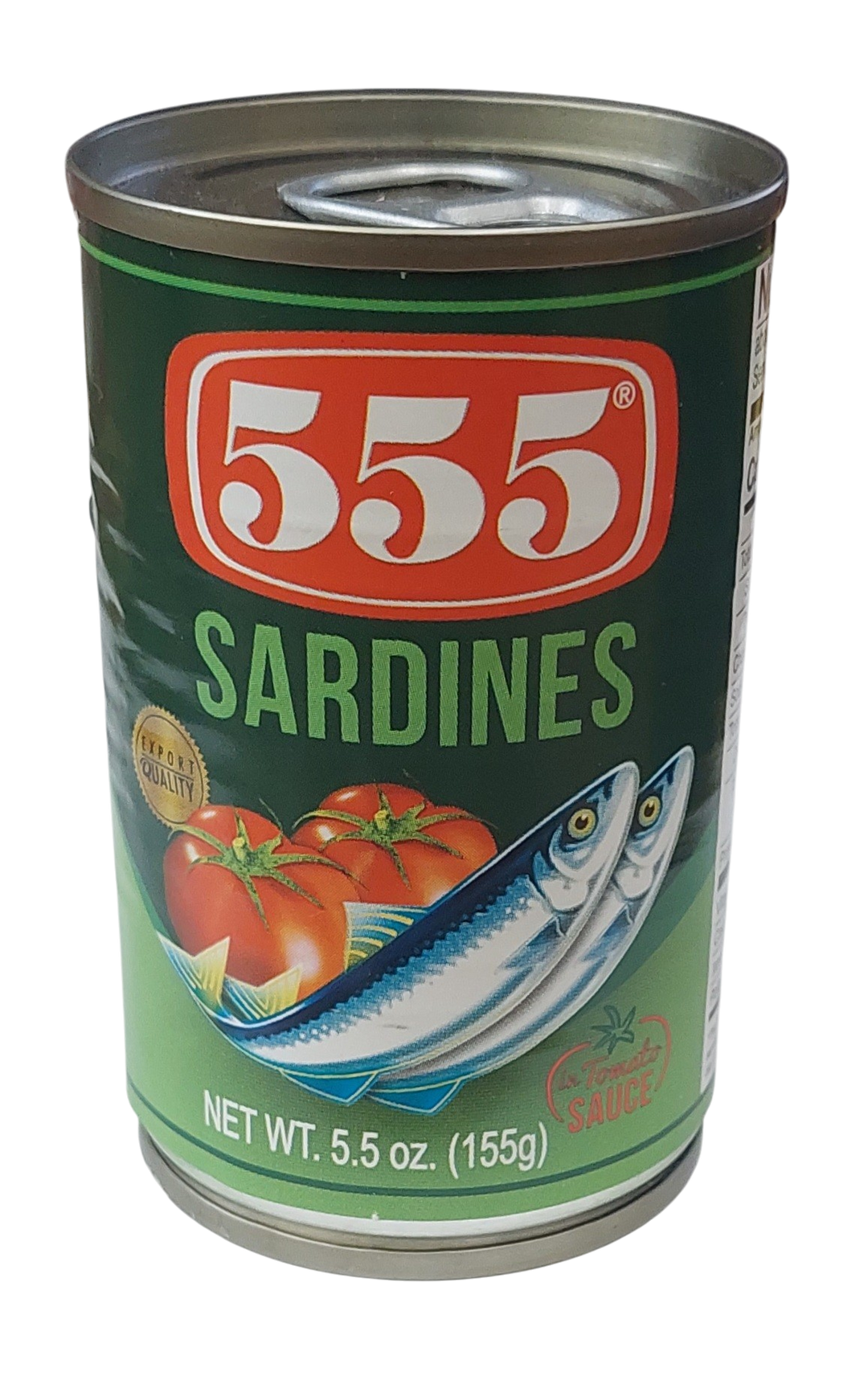 555 SARDINES IN TOMATO SAUCE 155GM
