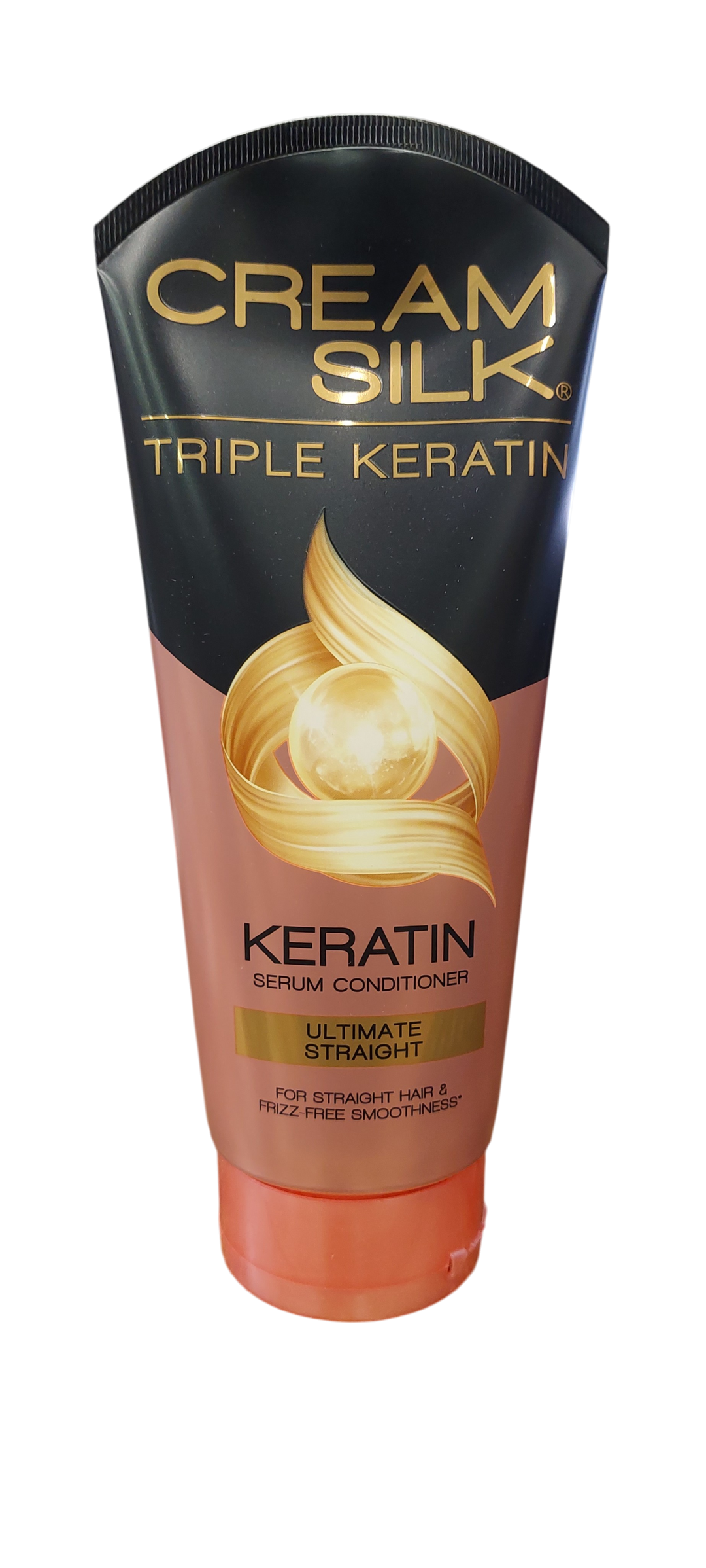 CREAM SILK TRIPLE KERATIN CONDITIONER ULTIMATE STRAIGHT 340ml (BLKPNK)