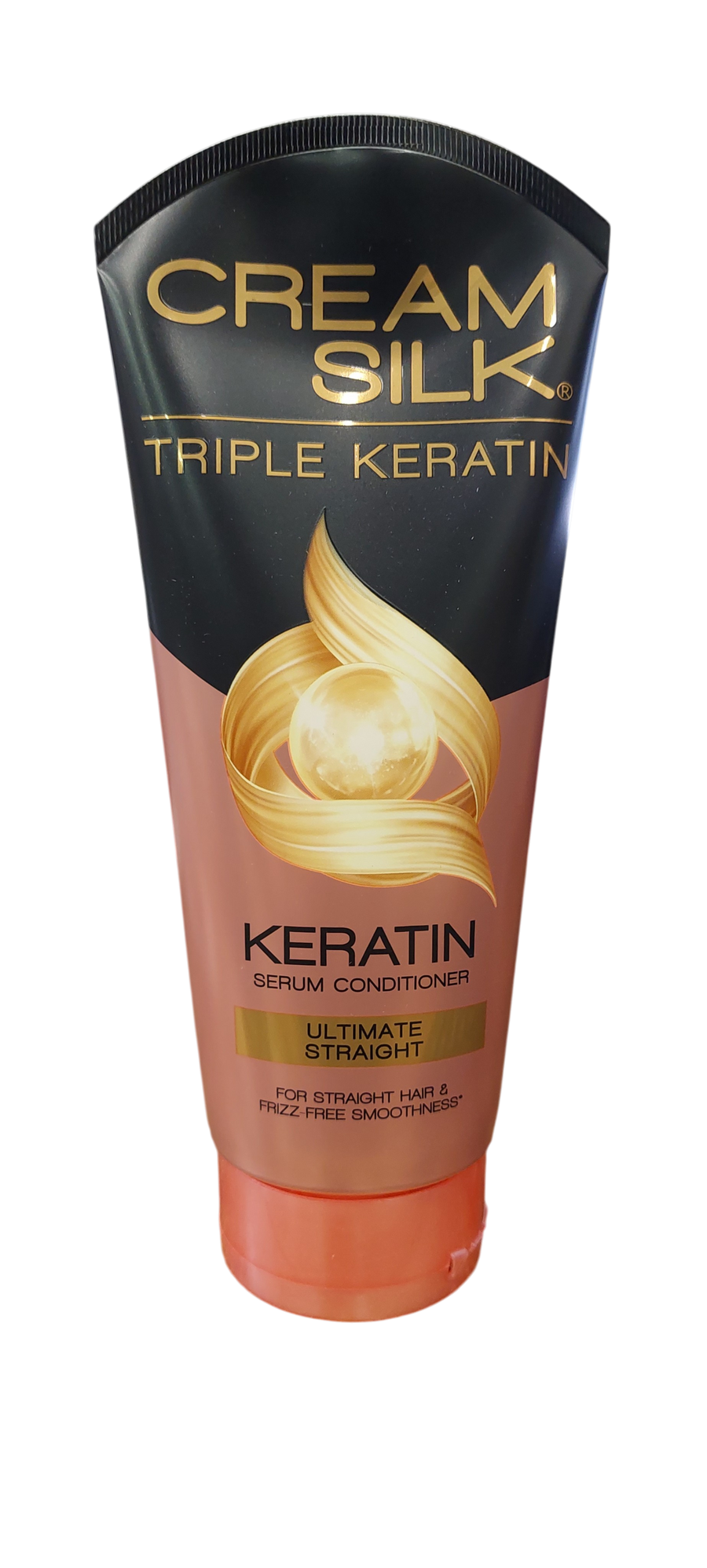 CREAM SILK TRIPLE KERATIN CONDITIONER ULTIMATE STRAIGHT 340ml (BLKPNK)