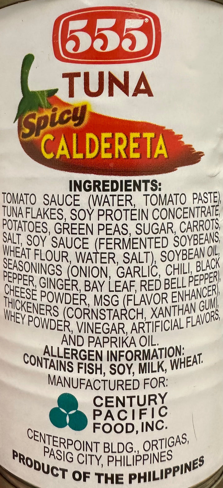 555 Tuna - Spicy Caldereta 5.5 OZ