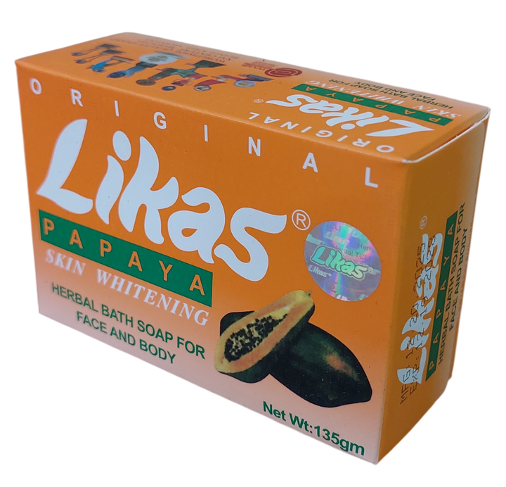 LIKAS PAPAYA SKIN WHITENING SOAP 135GM