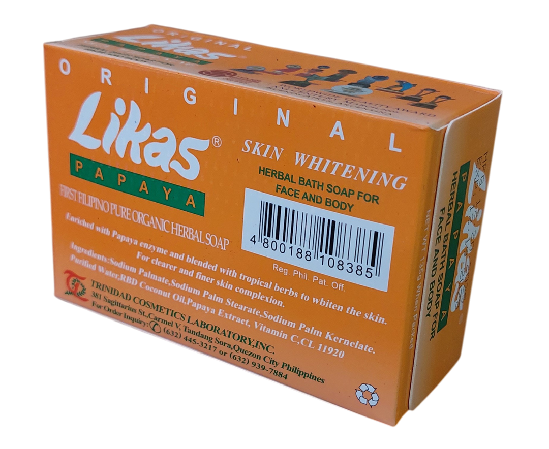 LIKAS PAPAYA SKIN WHITENING SOAP 135GM