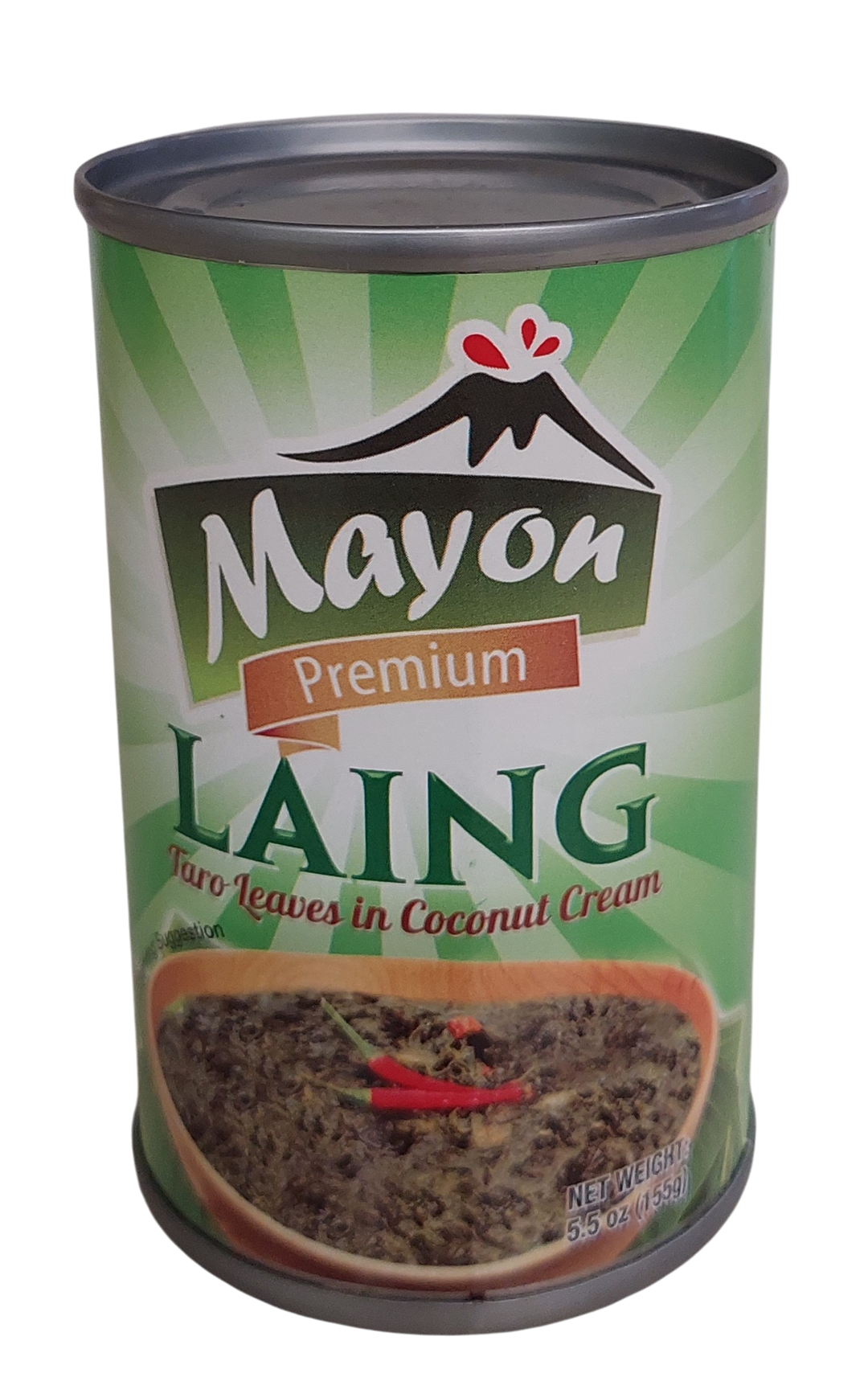 MAYON PREMIUM LAING (TARO LEAVES IN COCONUT OIL) 155GM