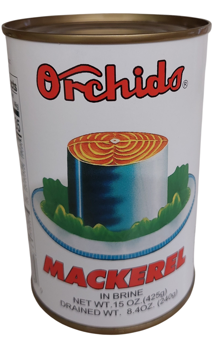 ORCHIDS MACKEREL IN BRINE 15oz