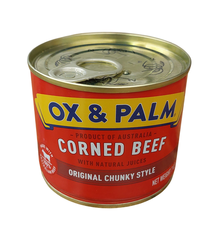 Ox &amp; Palm Corned Beef Original Chunky Style 7oz