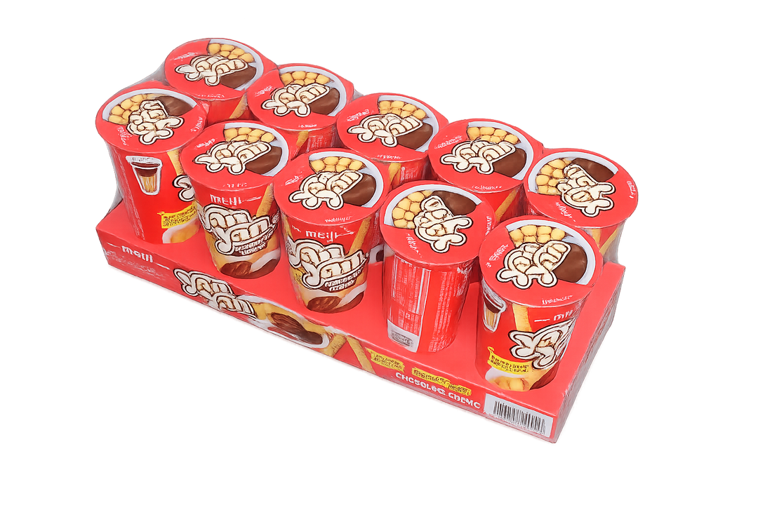 Meiji Yanyan Chocolate Creme Pack (10x2oz)
