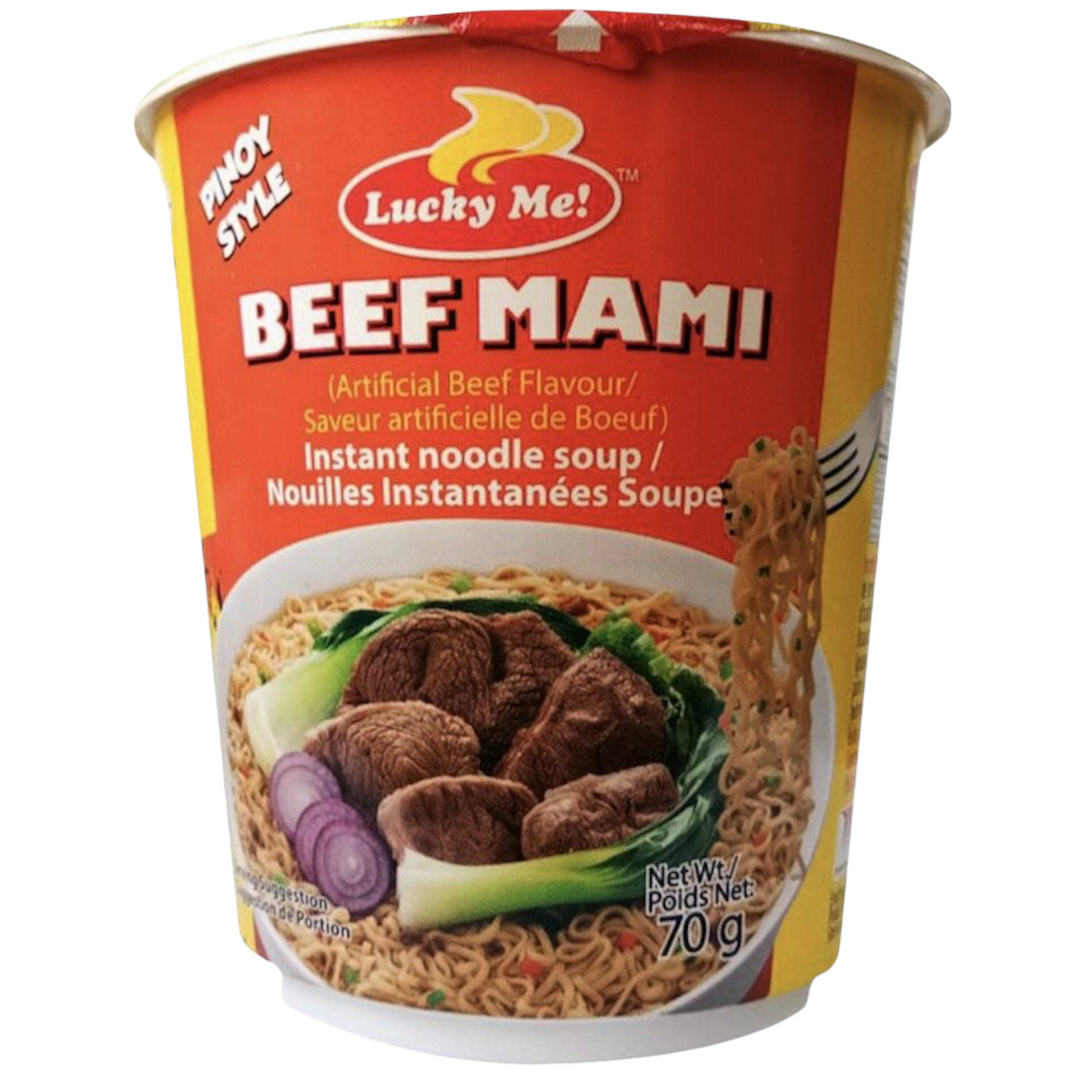 Lucky Me - BEEF MAMI Instant Noodle Soup 70G/2.47 OZ