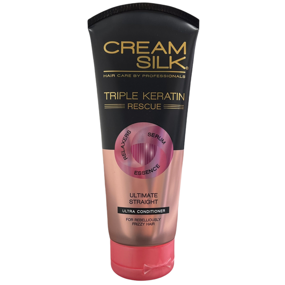 Cream Silk Triple Keratin Conditioner Rescue Ultimate Straight 170ML