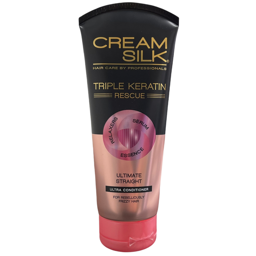 Cream Silk Triple Keratin Conditioner Rescue Ultimate Straight 170ML