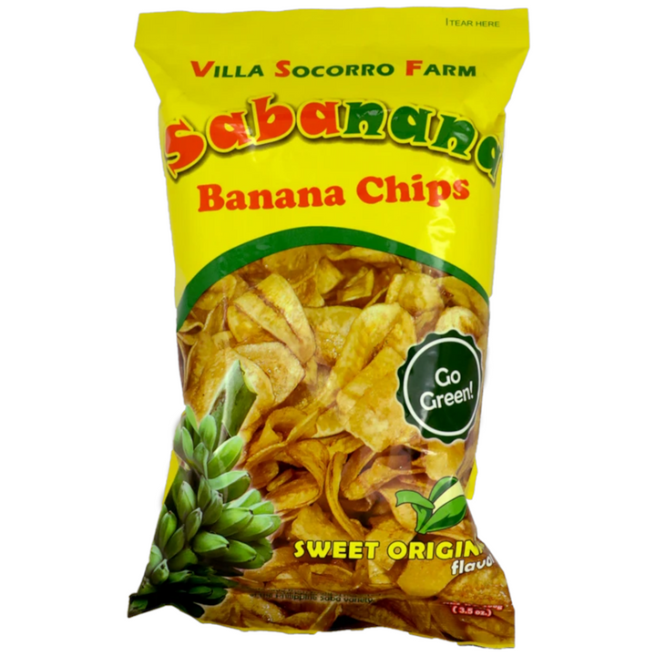 Villa Socorro Farm - Sabanana Banana Chips 100 G