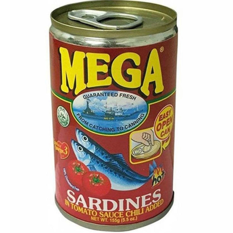 MEGA - Sardines in Tomato Sauce Chili Added 155g / 5.5 oz