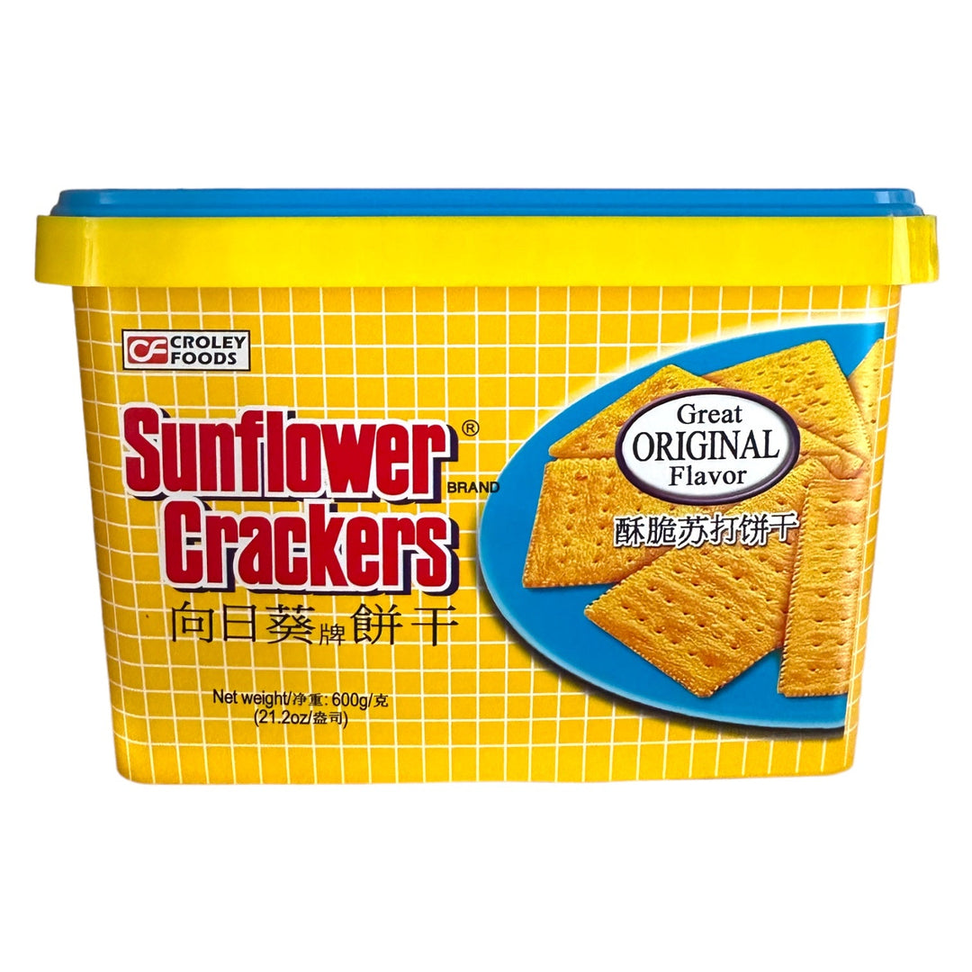 Sunflower Crackers - Great Original Flavor Plain 600G/21.2OZ