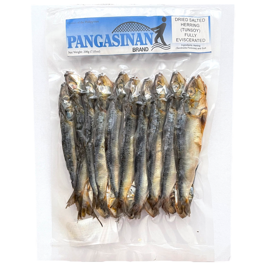 Pangasinan - Dried Salted Herring (TUNSOY) Fully Eviscerated 7.05 OZ
