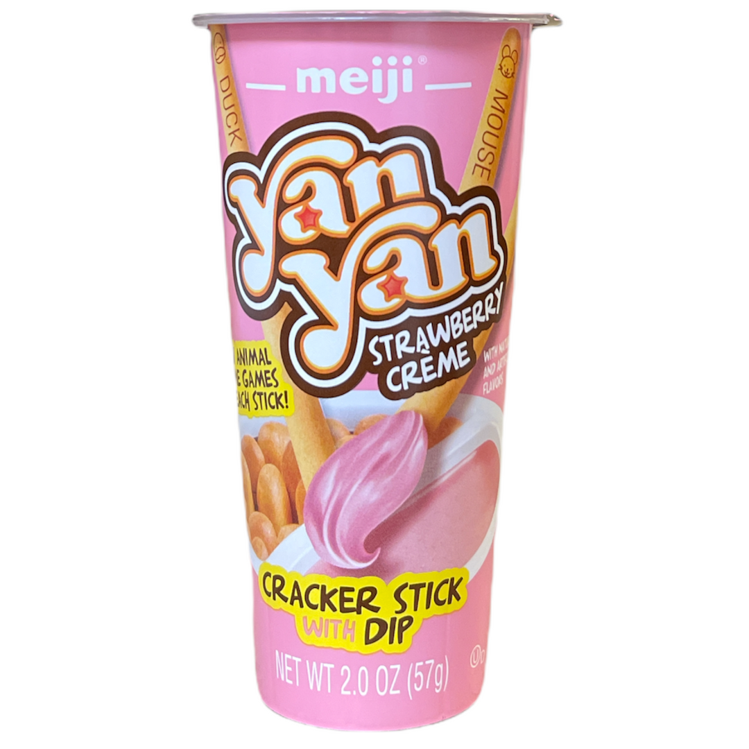 Meiji Yanyan Strawberry Creme Pack (10x2oz)