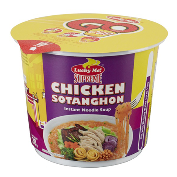 Lucky Me - Supreme Chicken Sotanghon Instant Noodle Soup 28g/0.99oz