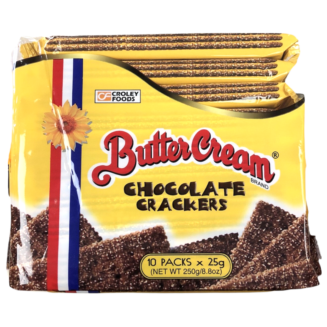 Croley Foods Butter Cream Chocolate Crackers 25g x 10 Pack