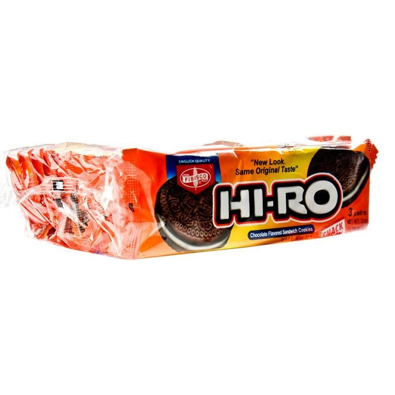 Fibisco - Hi-Ro Chocolate Flavored Sandwich Cookies 10 Pack