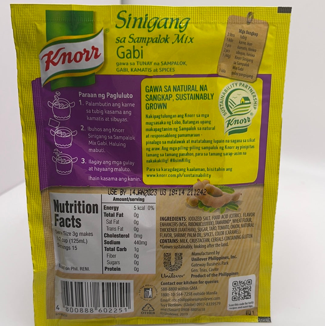 Knorr - Sinigang sa Sampalok Mix w/ Gabi 22 G