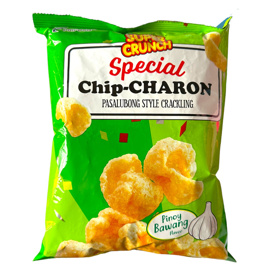 Super Crunch - Special Chip-Charon - Pinoy Bawang Flavor 90 G