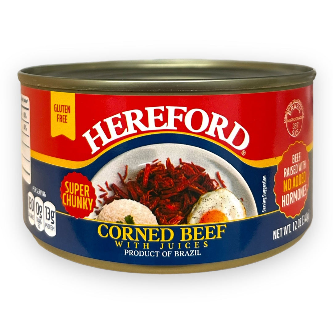 Hereford - Super Chunky Corned Beef with Juices 340g/12oz