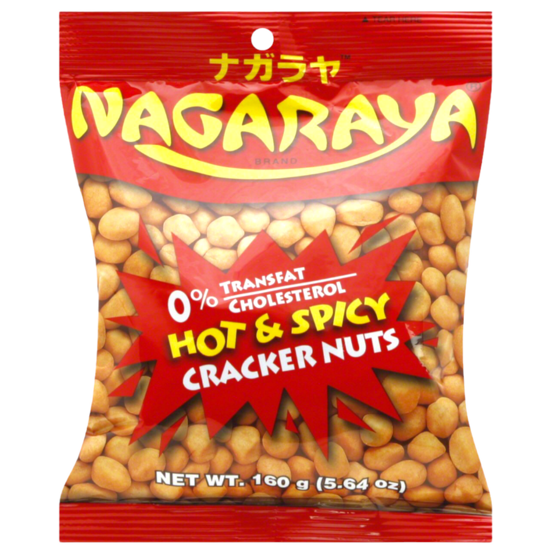 Nagaraya - HOT &amp; SPICY Cracker Nuts 5.64 OZ