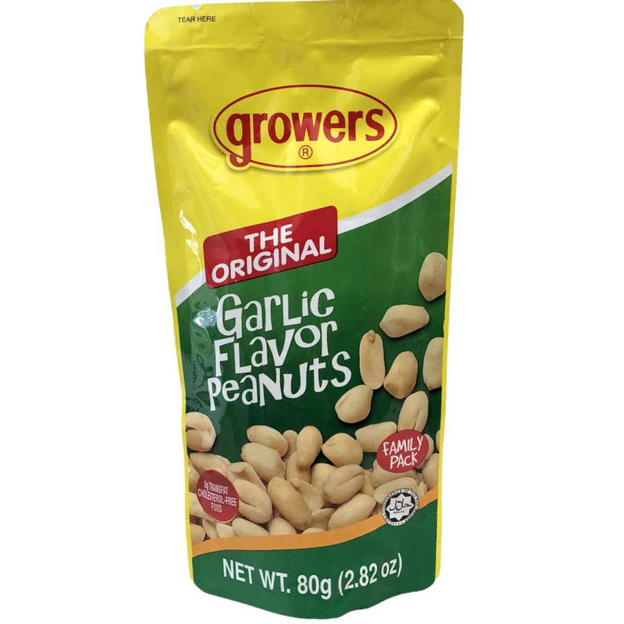 Growers The Original Garlic Flavor Peanuts 80g