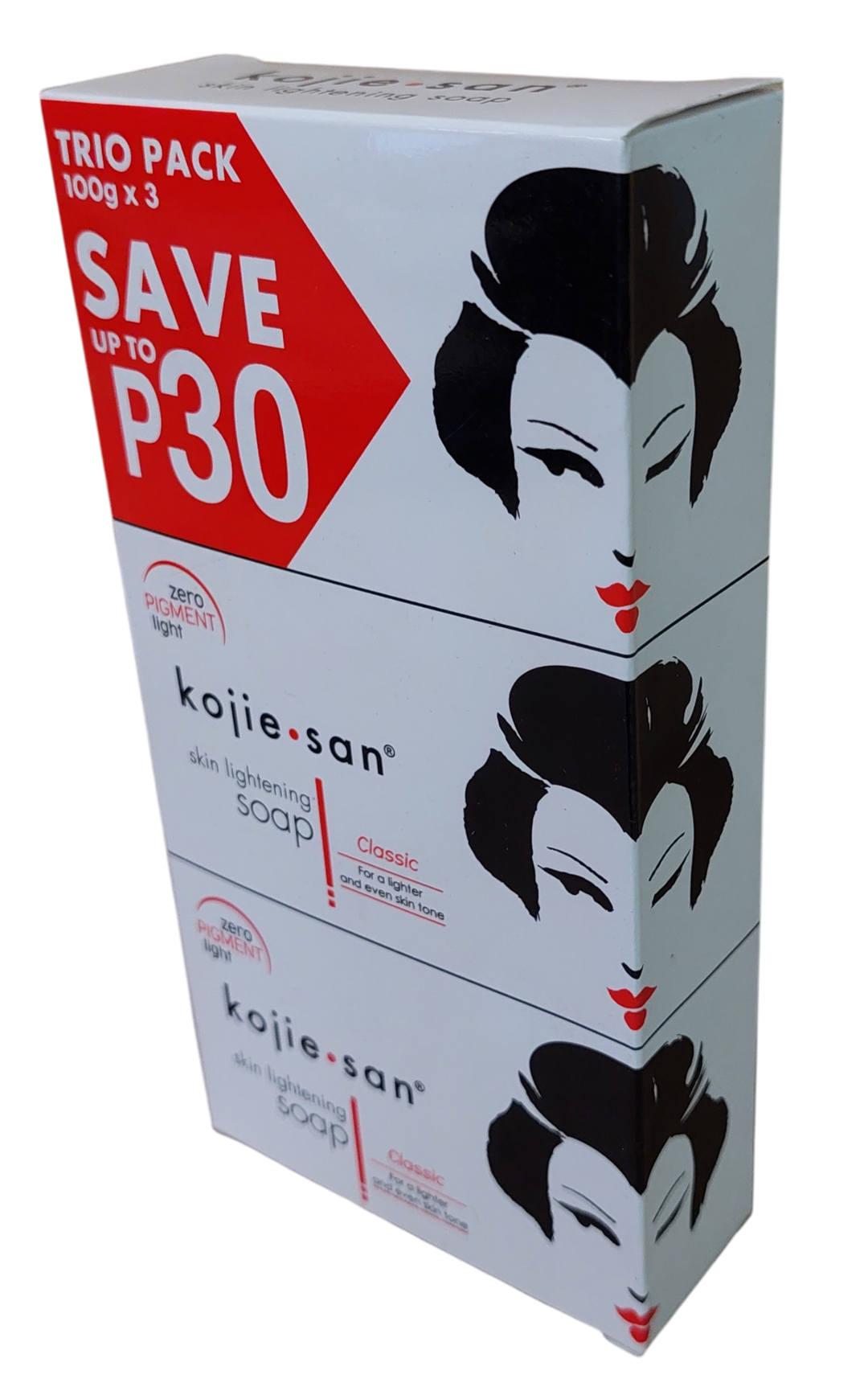 KOJIE SAN SKIN LIGHTENING CLASSIC SOAP TRIO PACK (3X100gm)